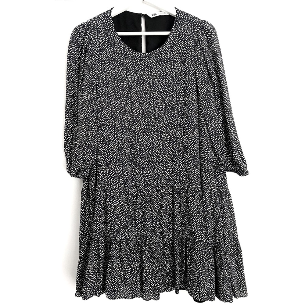 Mini Polka Dot Tiered Dress